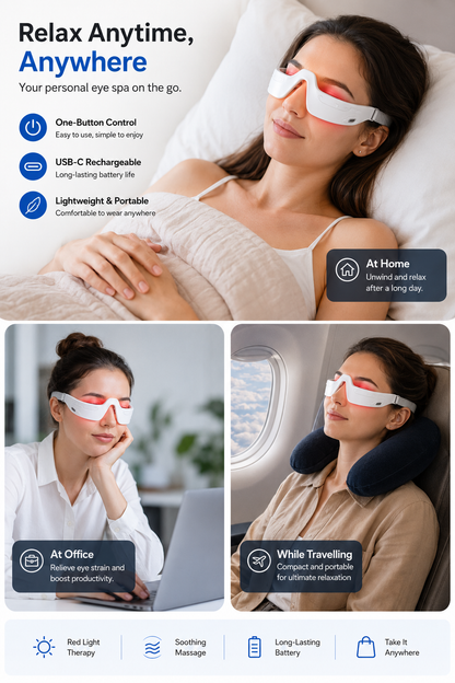 3D Red Light EMS Eye Massager